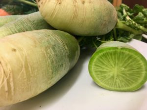 Wie Winter zur Erntezeit von Gemüse wird