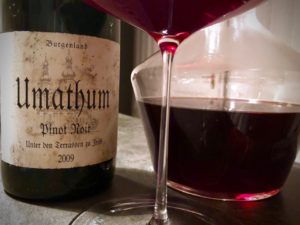 Der Pinot Noir 2009 Unter den Terrassen zu Jois von Josef Umathum ist ein großer Burgunder in perfekter Trinkreife.