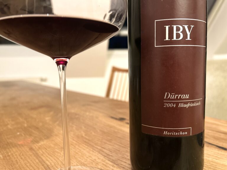 Klaus Egles Wein der Woche: Blaufränkisch Dürrau 2004, Weingut Iby, Horitschon