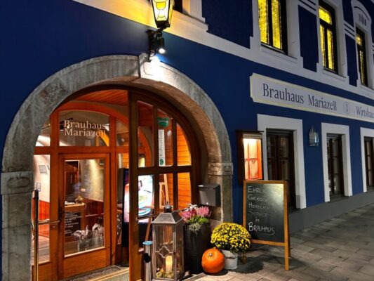 Gesegnete Mahlzeit im Brauhaus Mariazell