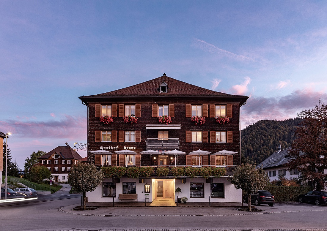 Nachhaltiger Bregenzerwälder Genuss im Hotel Krone in Hittisau